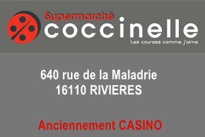 Coccinelle Supermarché La Rochefoucauld